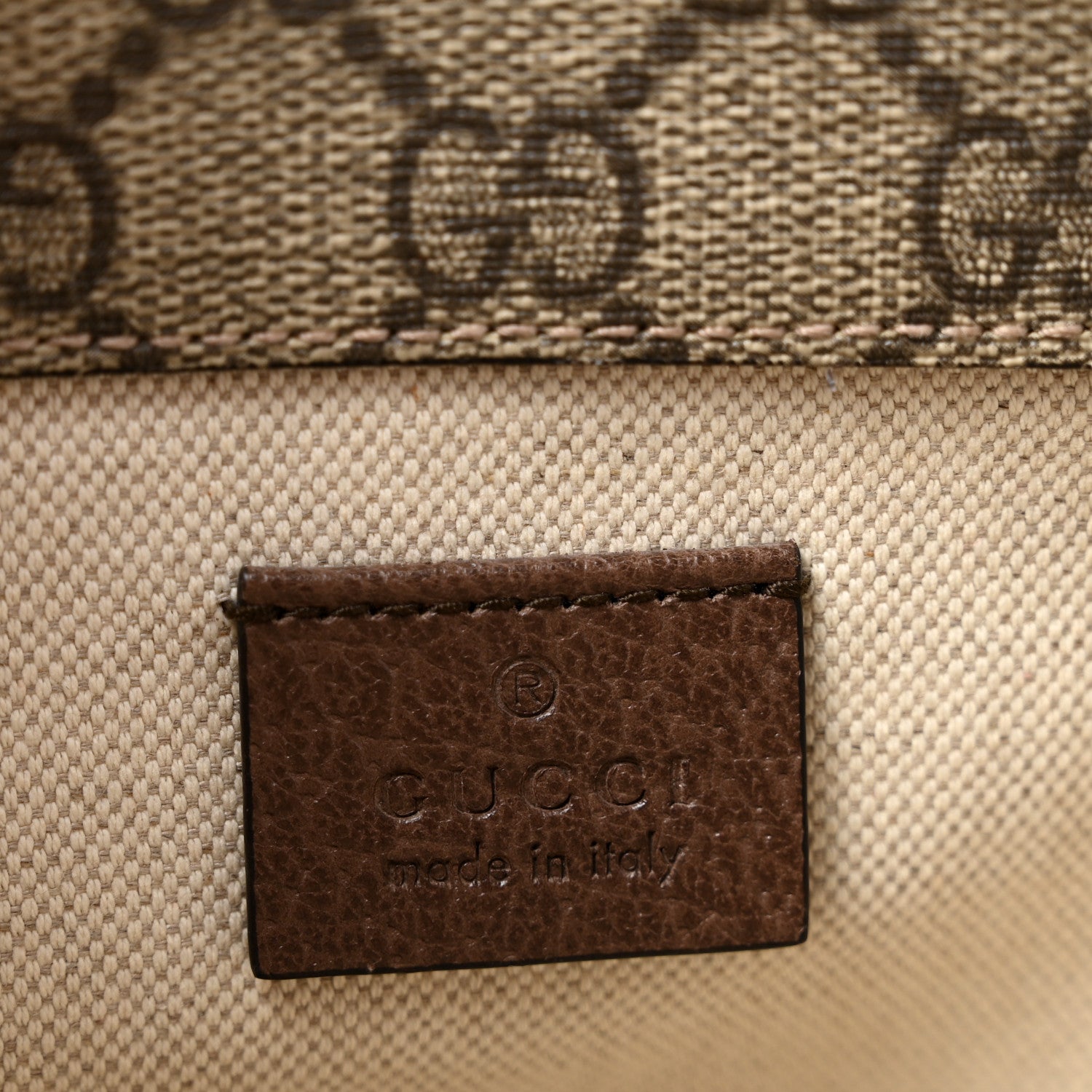 Gucci GG Supreme Monogram Web Small Neo Vintage Double Flap Messenger Bag Beige New Acero 6 of 12