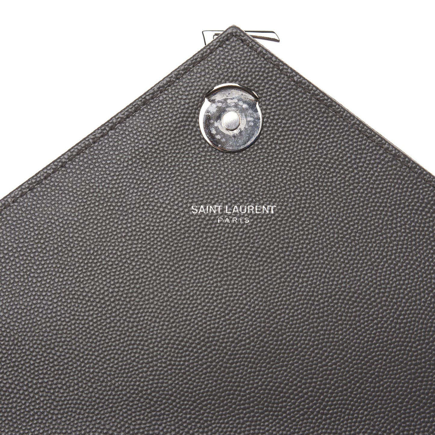 Grain De Poudre Large Tri-Quilt Monogram Satchel Fog