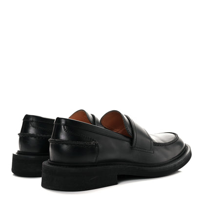 Bottega Veneta Brushed Calfskin Mens Loafers 41 Black 4 of 9