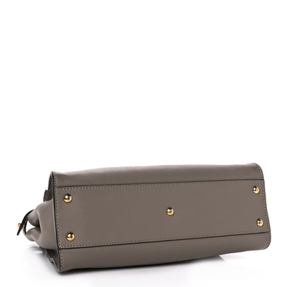 Fendi Vitello Seta Plexiglass Tortoise Medium Peekaboo Iconic Satchel Tortora 4 of 13