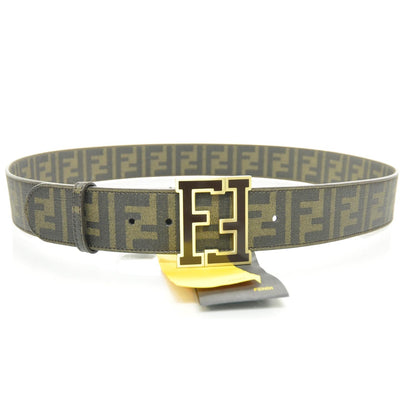 Fendi Zucca Spalmati FF Buckle Belt 115 46 Tobacco 1 of 6