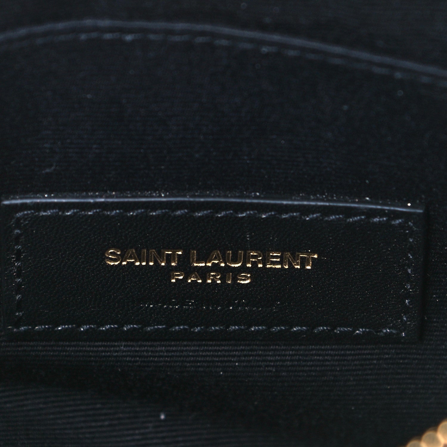 Saint Laurent Grain De Poudre Matelasse Chevron Monogram Bill Pouch Rouge Legion 5 of 9