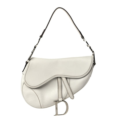 Christian Dior Calfskin Saddle Bag White 1 of 12