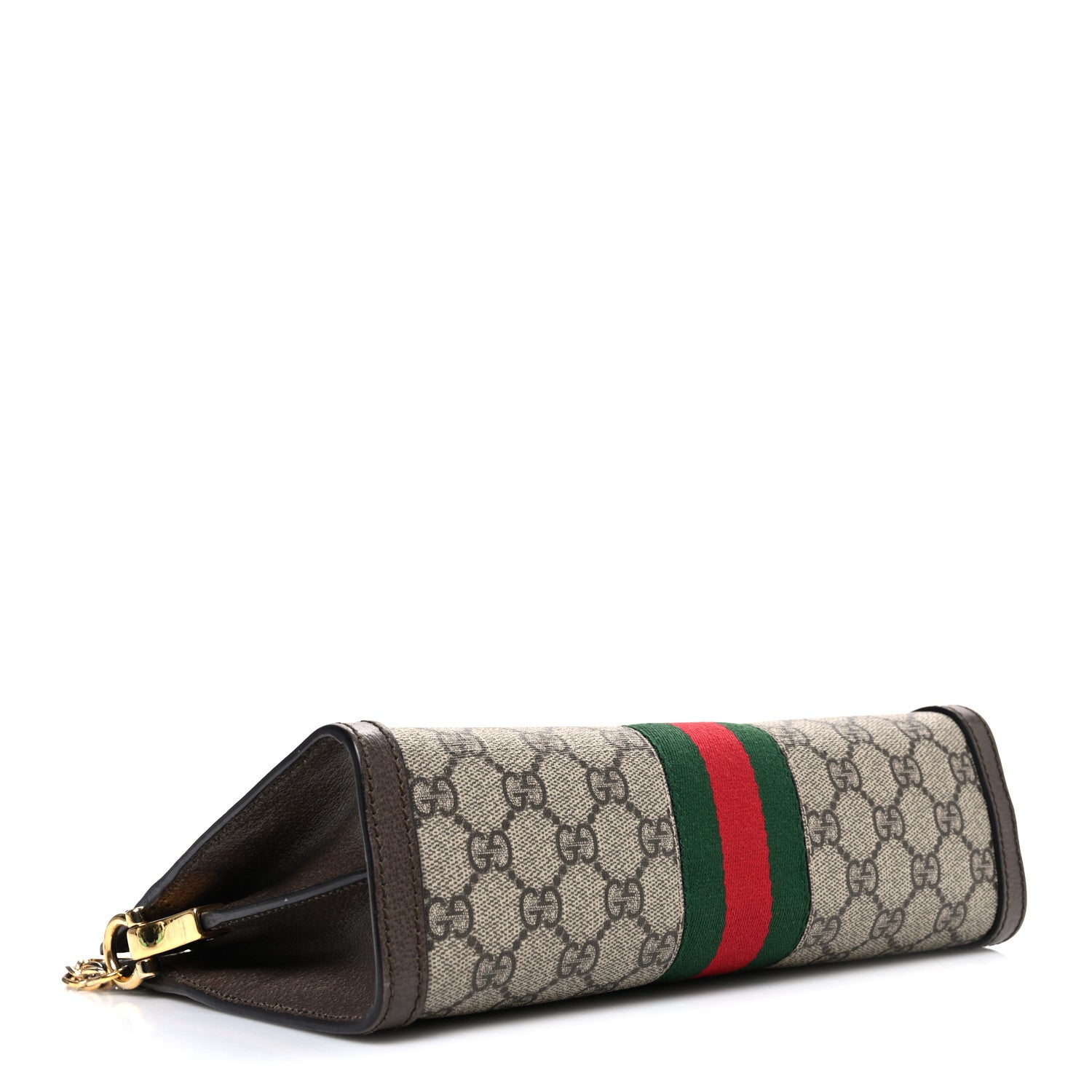 Gucci GG Supreme Monogram Web Small Ophidia Chain Shoulder Bag Brown 4 of 10