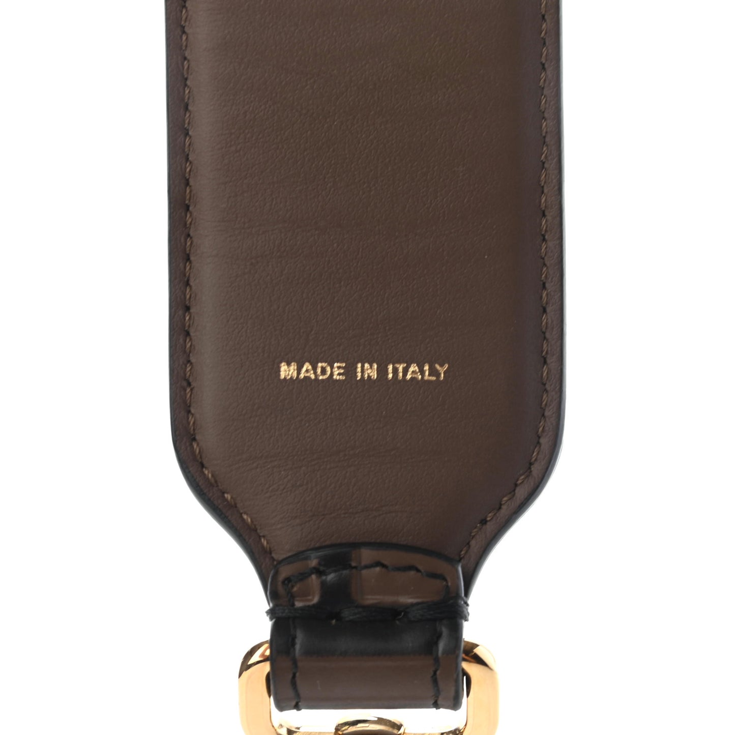 Vitello Century Bi-Color FF 1974 Embossed Strap You Maya Black