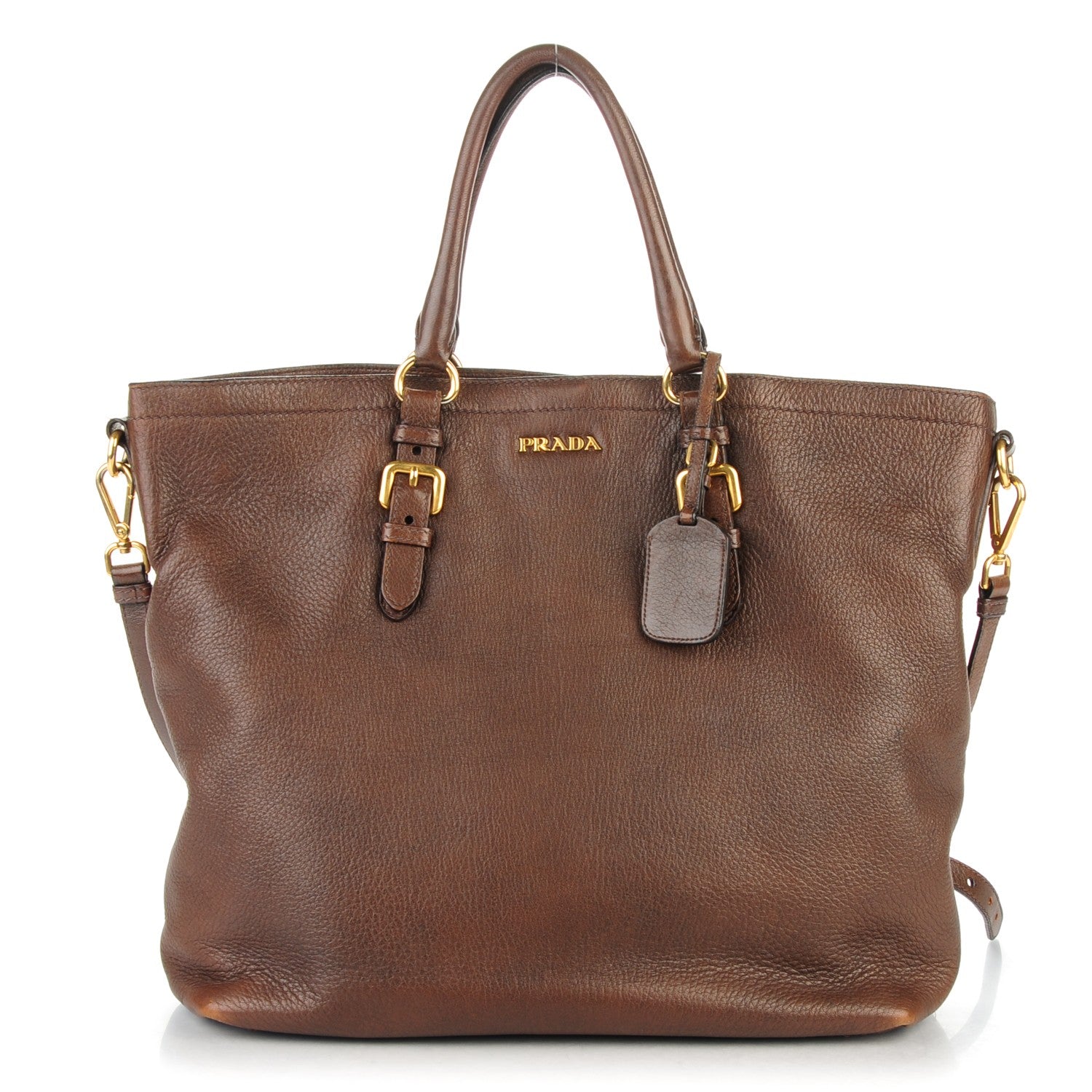 Prada Deerskin Tote Bruciato 1 of 10