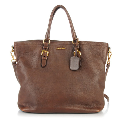 Prada Deerskin Tote Bruciato 1 of 10
