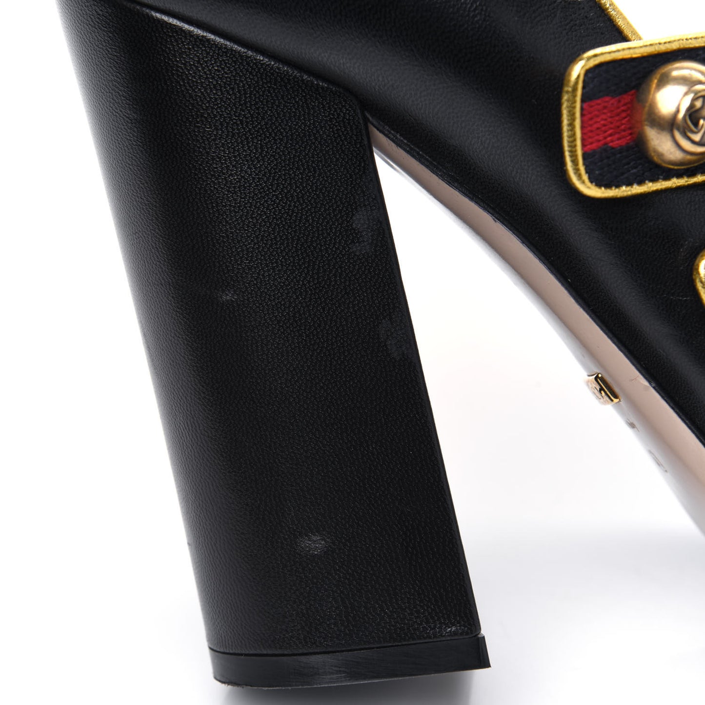 Calfskin Carly Mary Jane Web Pumps 40 Black