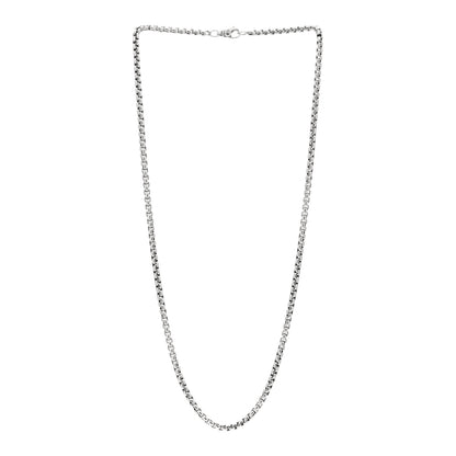 David Yurman Sterling Silver 3.6mm Medium Box Chain Necklace 22" 2 of 3