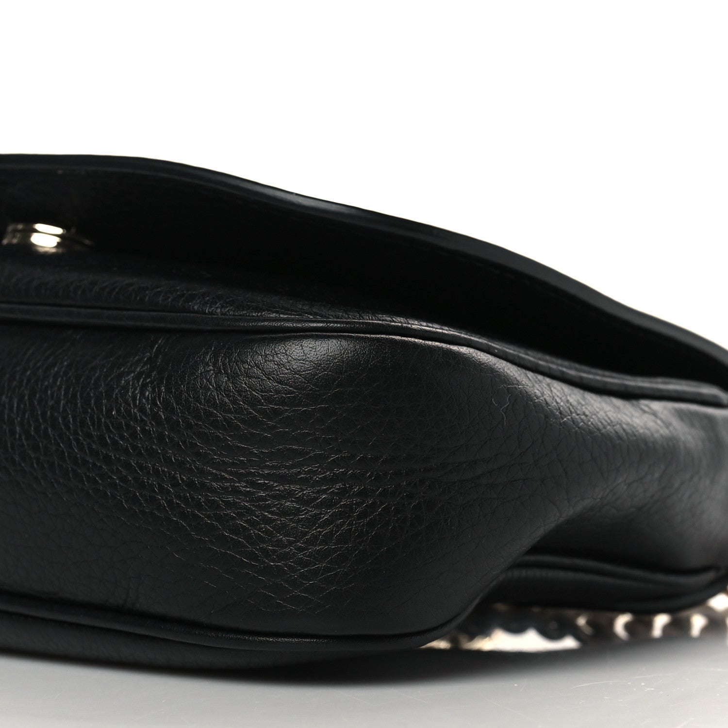 Gucci Pebbled Calfskin Small Soho Flap Crossbody Black 8 of 8