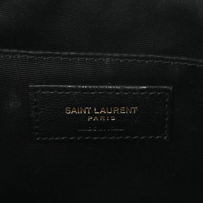 Saint Laurent Calfskin Matelasse Monogram Lou Camera Bag Storm 6 of 11