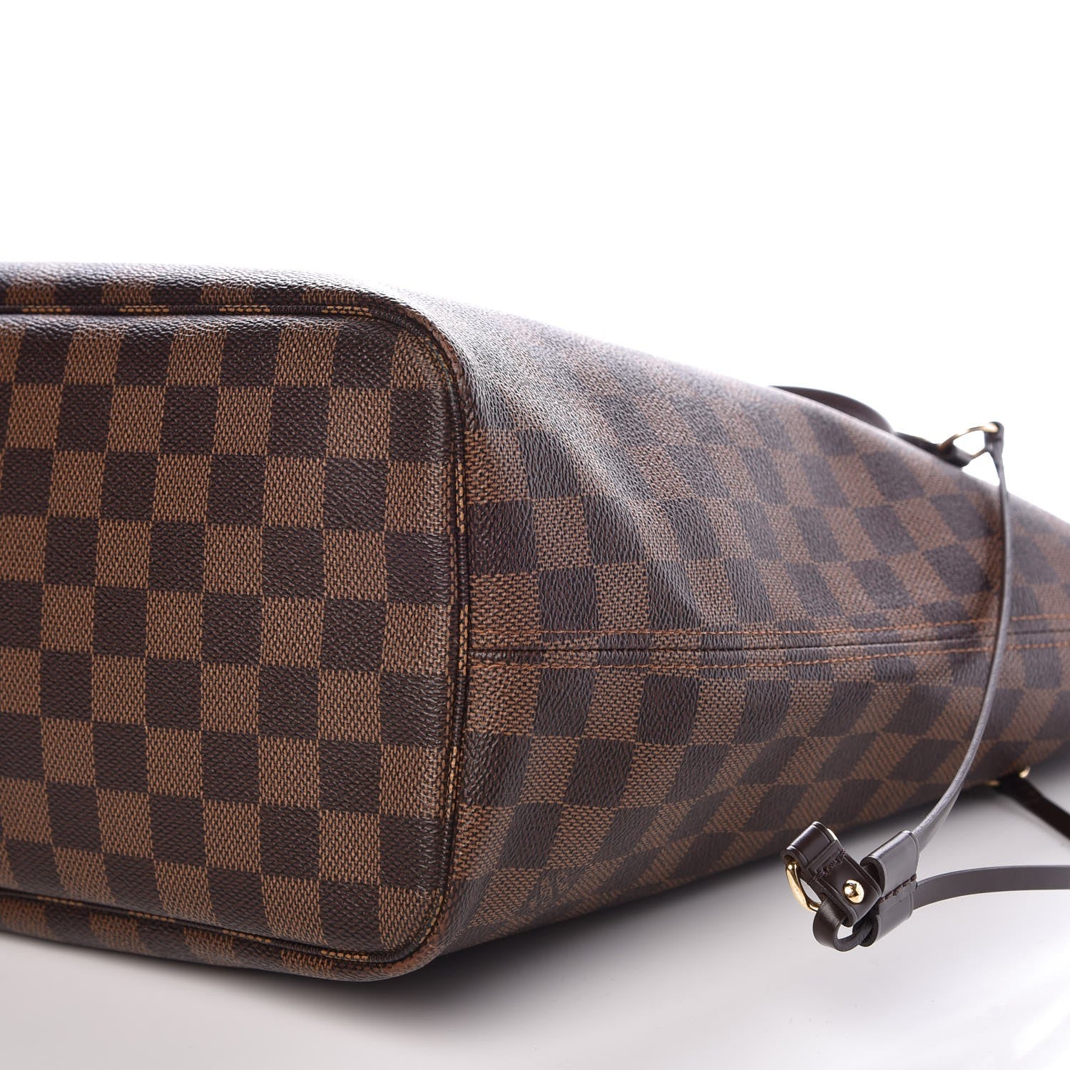 Louis Vuitton Damier Ebene Neo Neverfull MM Rose Ballerine 9 of 9
