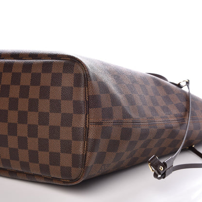 Louis Vuitton Damier Ebene Neo Neverfull MM Rose Ballerine 9 of 9