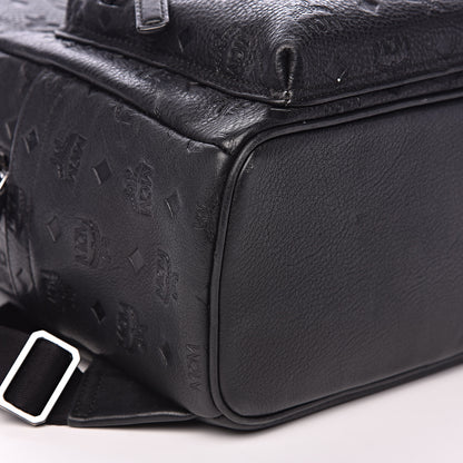 MCM Calfskin Ottomar Small Stark Backpack Black 7 of 12