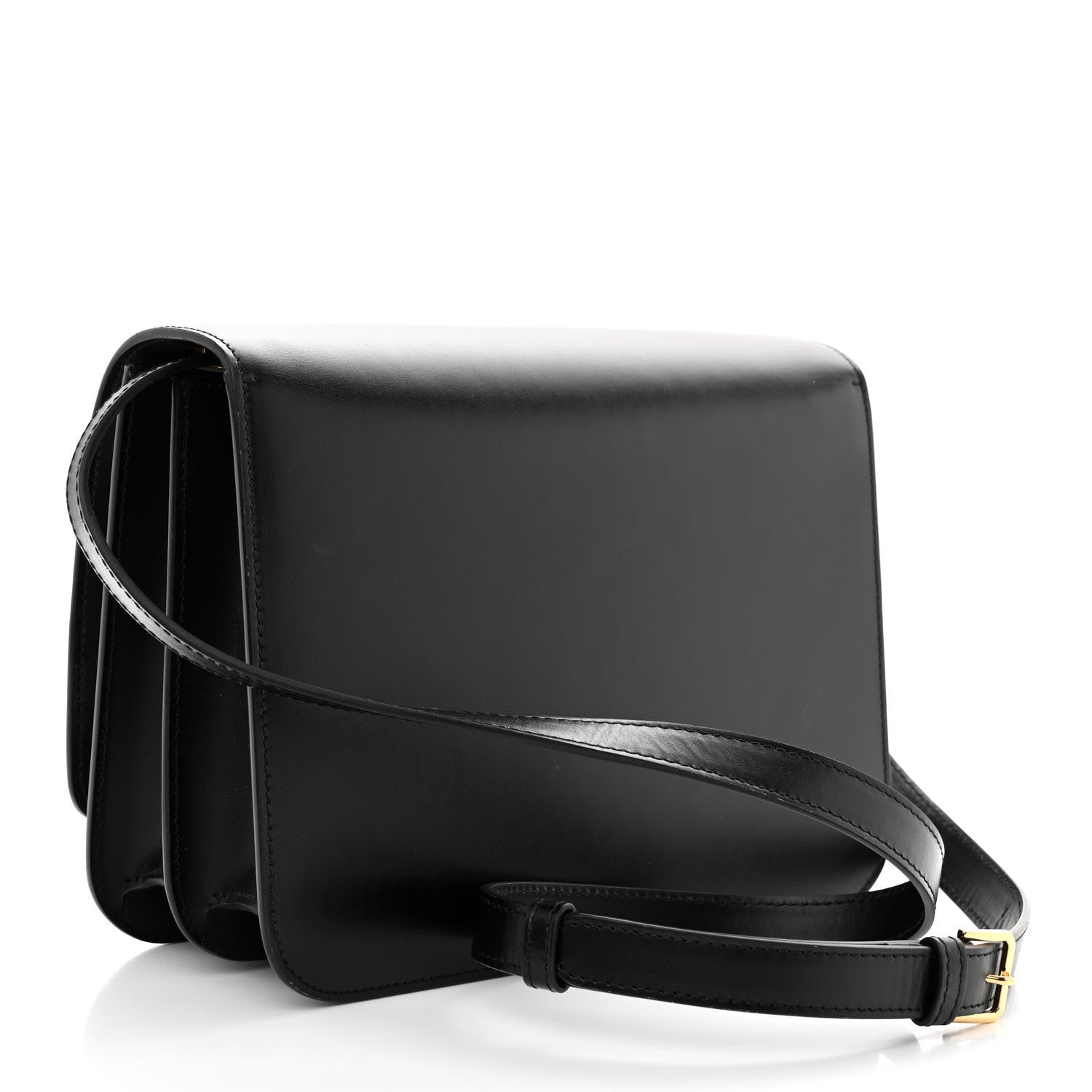 Burberry Calfskin Medium TB Bag Black 3 of 11