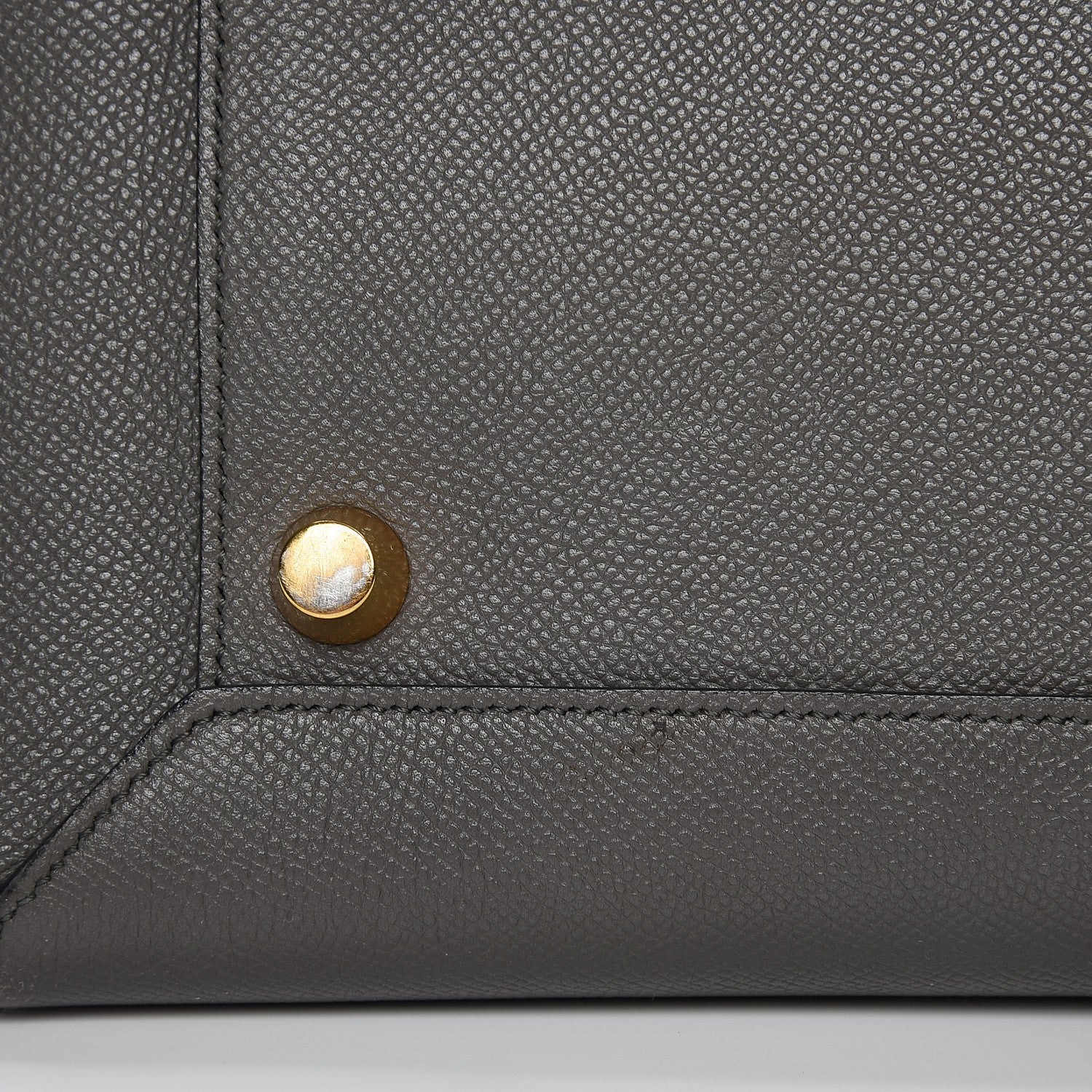 Celine Grained Calfskin Mini Belt Bag Grey 11 of 18