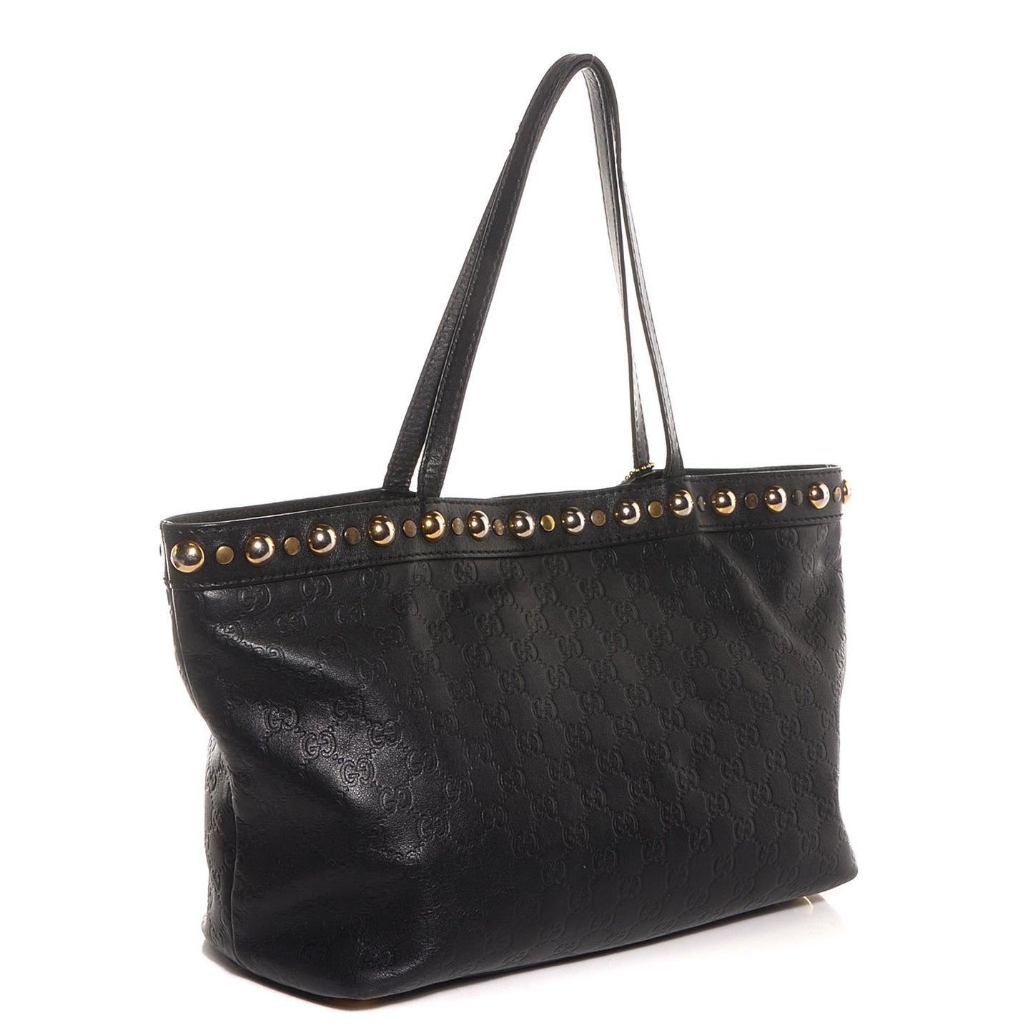Guccissima Large Babouska Shopping Tote Black