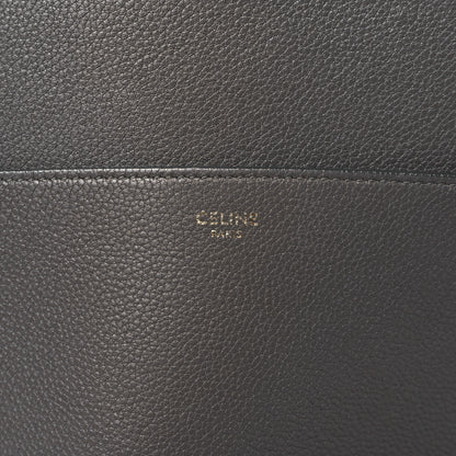 Celine Soft Grained Calfskin Sangle Bucket Bag Taupe 4 of 10