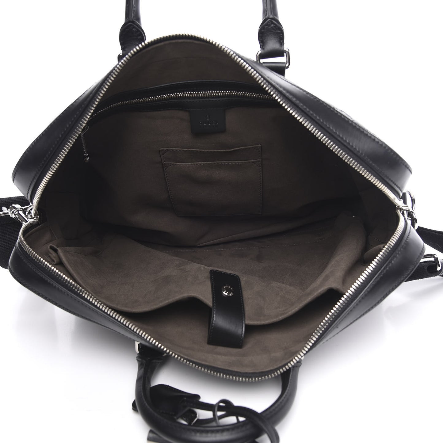 Guccissima Signature Briefcase Black