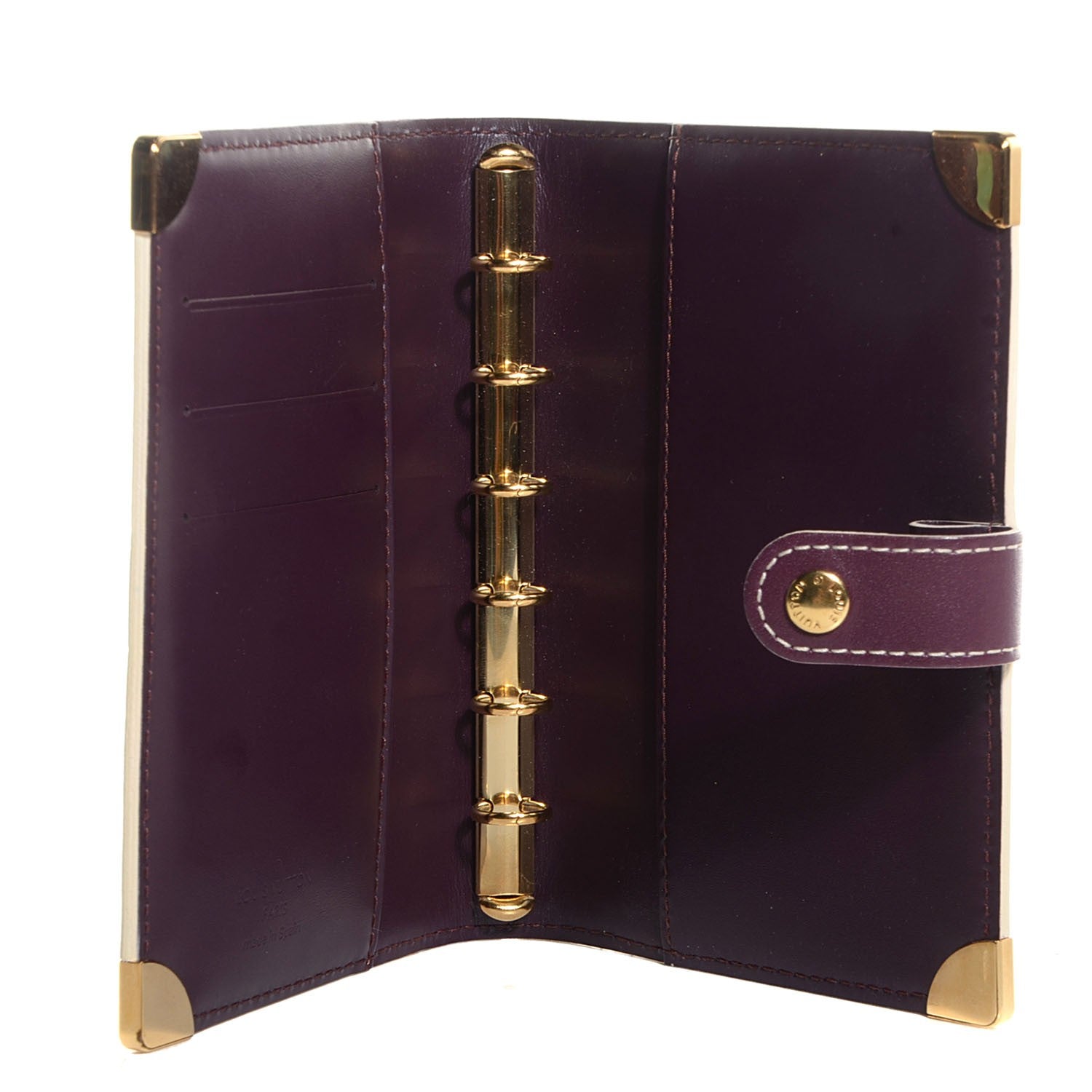 Louis Vuitton Suhali Small Ring Agenda Prune 5 of 8