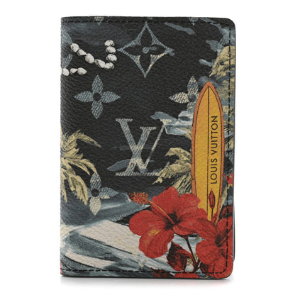 Louis Vuitton Monogram Surfin' Pocket Organizer NM  Navy Blue 1 of 8