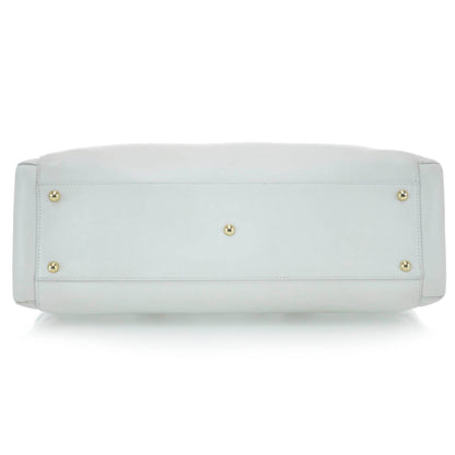 FASHIONPHILE SALVATOREFERRAGAMOLeatherGinaSatchelWhite 5 of 8