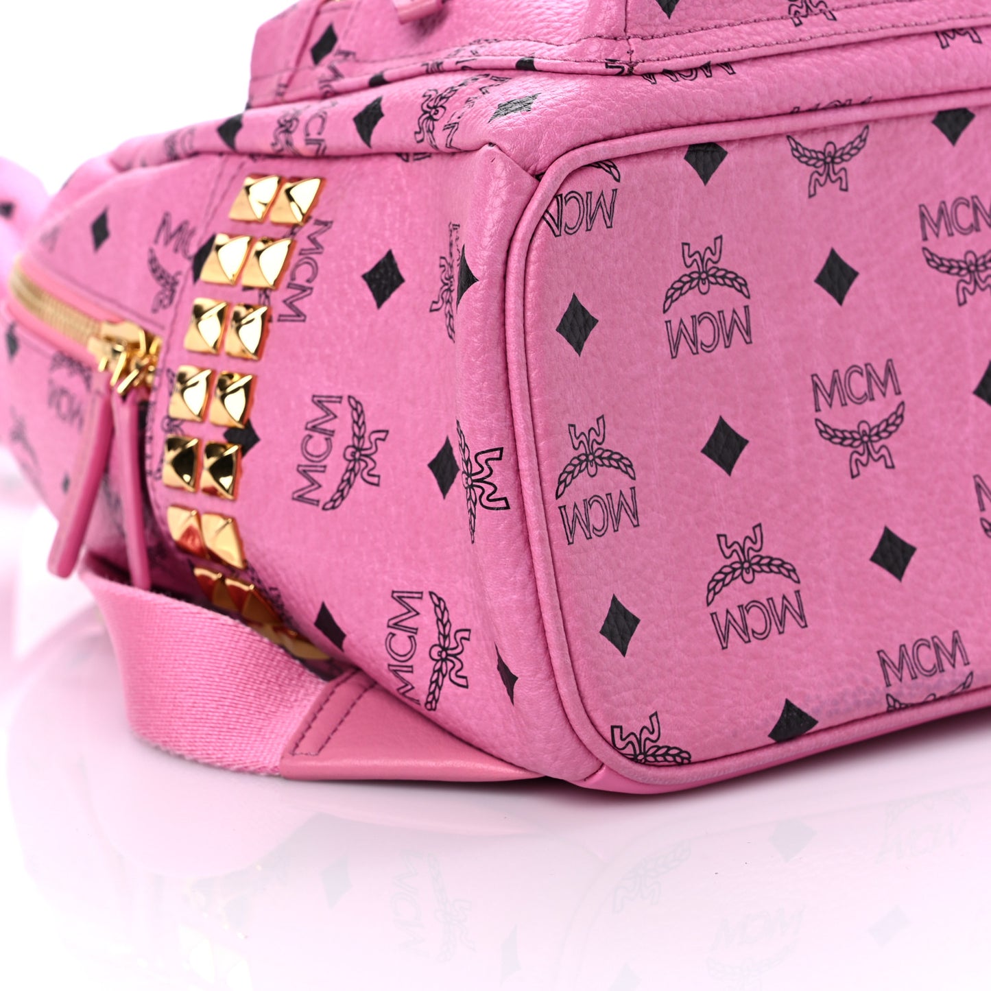 Visetos Small Side Stud Stark Backpack Pink