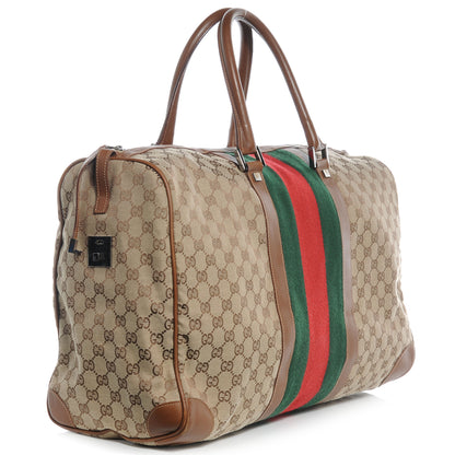 Gucci Monogram Web Duffle Bag 3 of 7