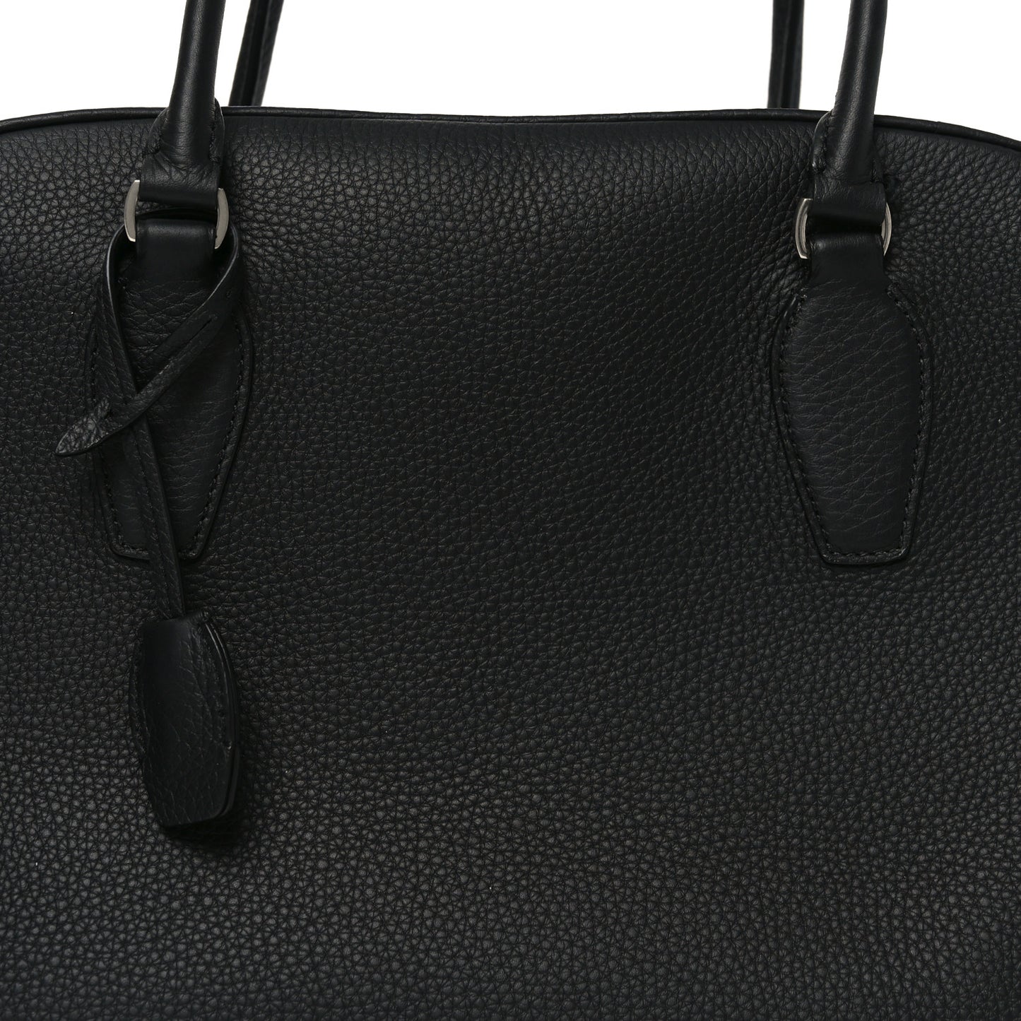 Matte Grained Calfskin India 15.75 Black