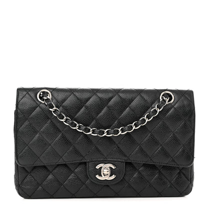 Chanel Caviar Quilted Medium Double Flap Black 1 of 13