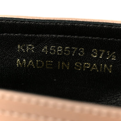 Saint Laurent Lambskin Monogram Espadrilles 37.5 Nude 9 of 9