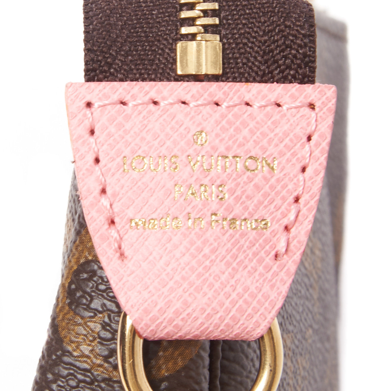 Monogram Illustre Mini Pochette Accessories Rose
