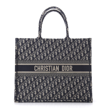 Christian Dior Oblique Book Tote Blue Multicolor 1 of 10