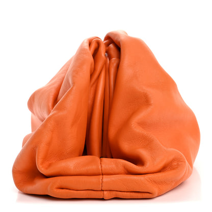 Bottega Veneta Smooth Butter Calf The Pouch Oversized Clutch Burnt Orange 9 of 13