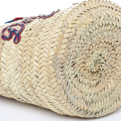 Dolce & Gabbana Woven Raffia Kendra Logo Tote Multicolor 7 of 8