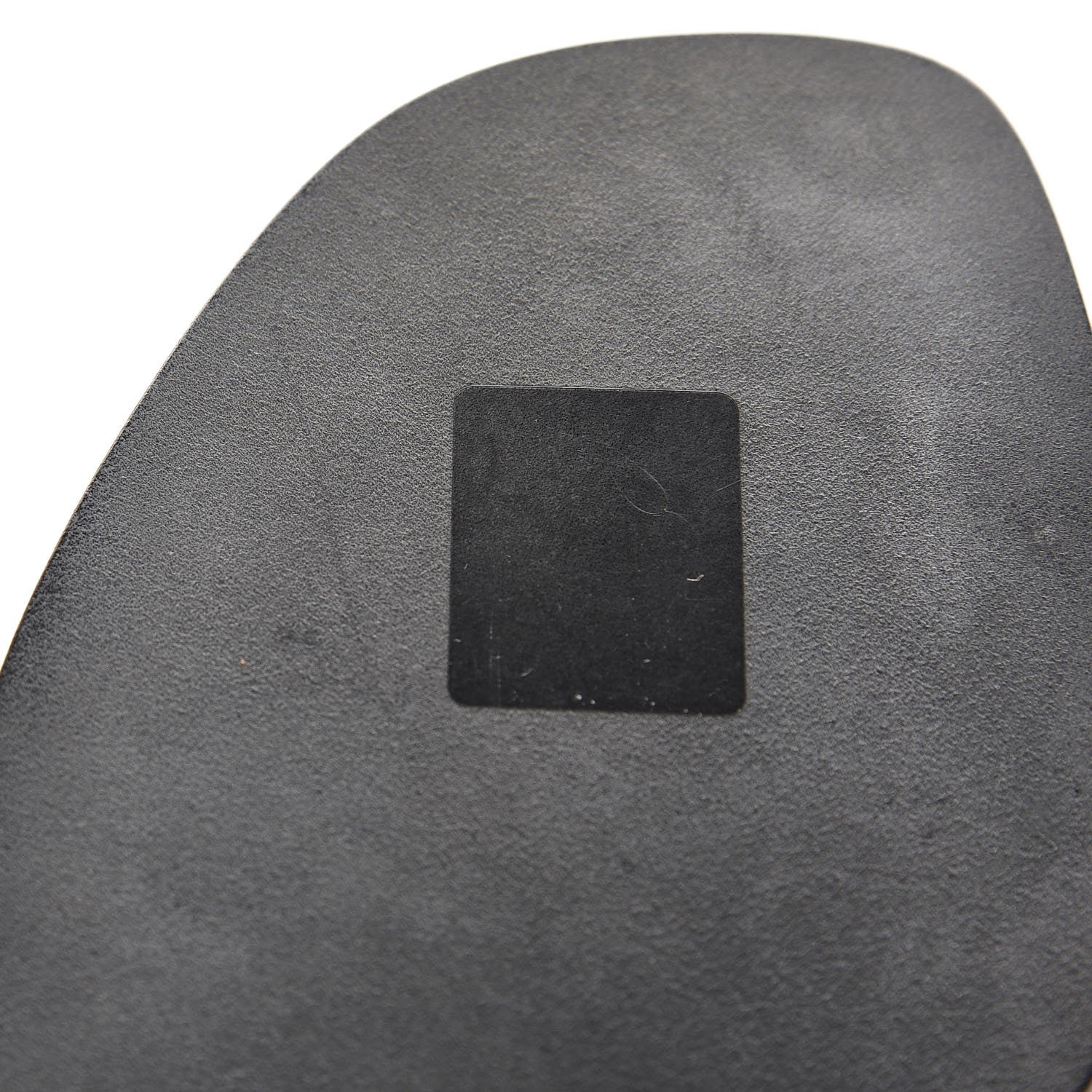 Hermes Box Calfskin Oran Sandals 36.5 Black 8 of 11