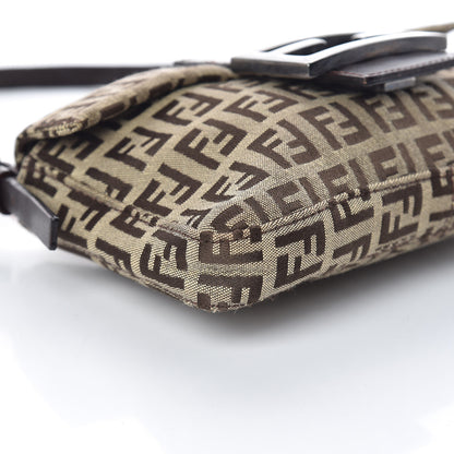 Fendi Zucchino Mini Baguette Brown 8 of 9