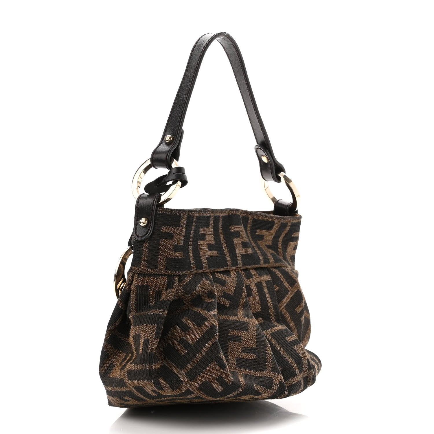 Fendi Zucca Mini Chef Hobo Tobacco 3 of 10
