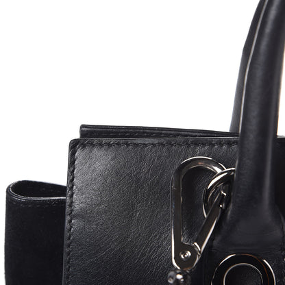Jimmy Choo Calfskin Suede Small Riley Tote Black 13 of 16