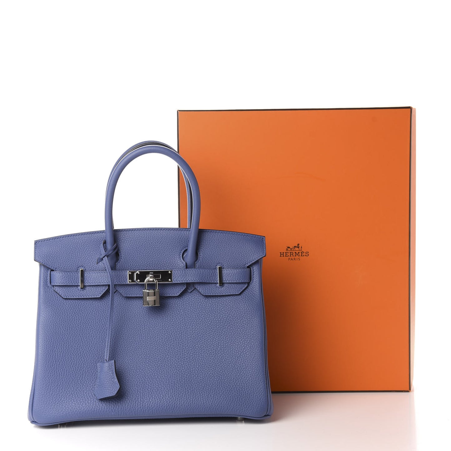 Togo Birkin 30 Bleu Brighton