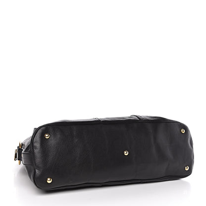 Saint Laurent Calfskin Oversized Muse Black 4 of 10