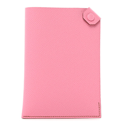 Hermes Epsom Tarmac PM Passport Holder 5P Pink 1 of 7