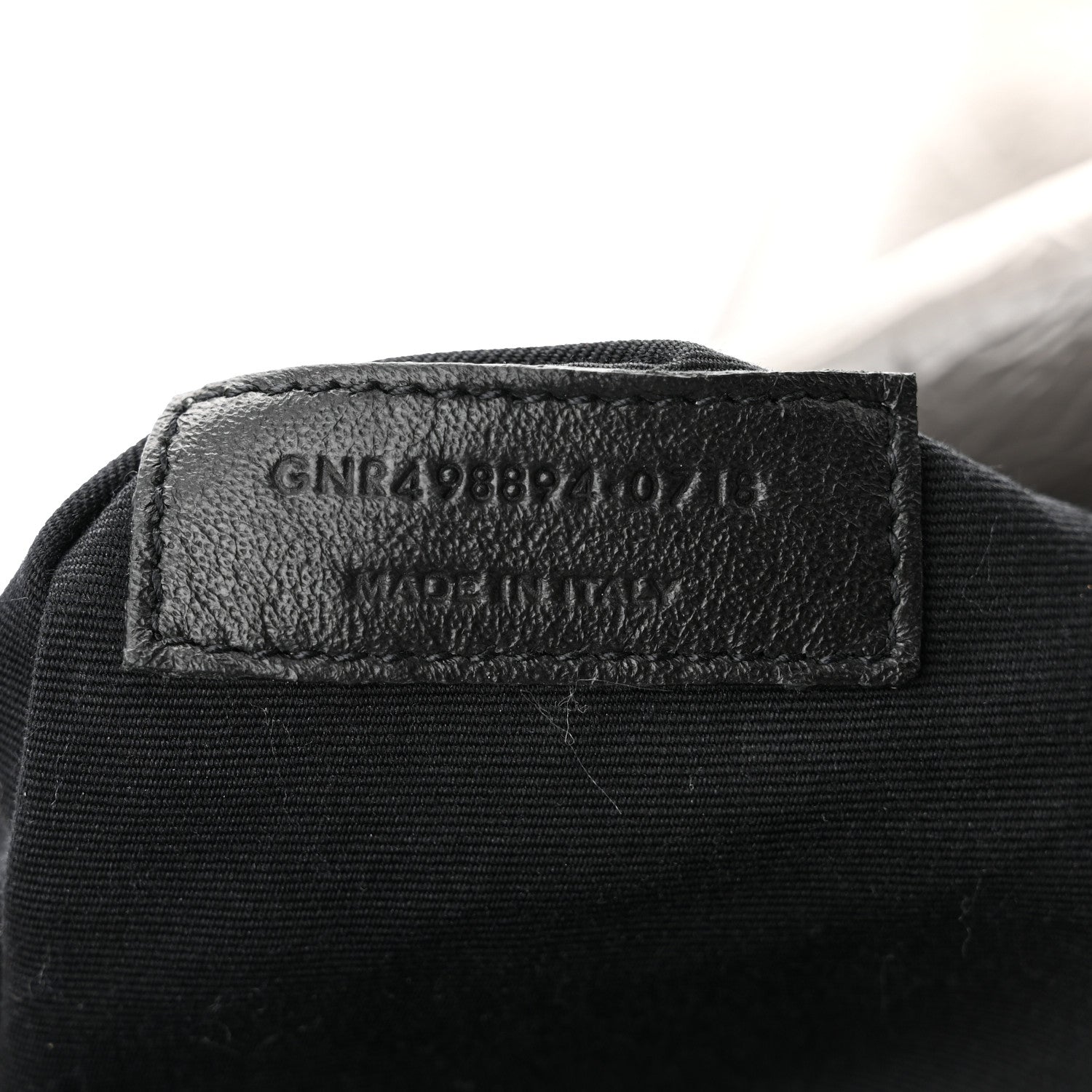 Saint Laurent Crinkled Calfskin Matelasse Monogram Medium Niki Chain Satchel Fog 7 of 10