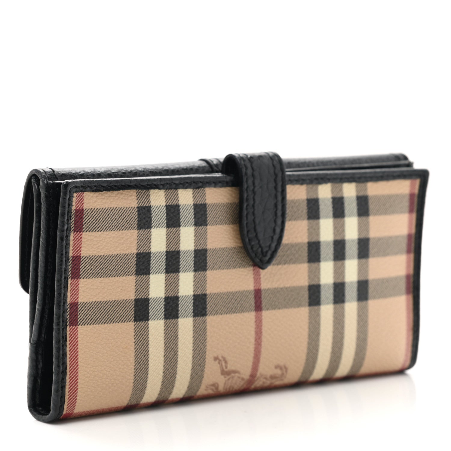 Burberry Haymarket Check Wallet Black 3 of 8