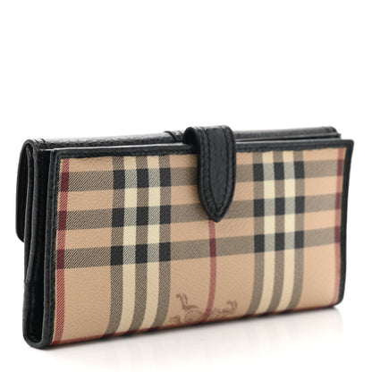 Burberry Haymarket Check Wallet Black 3 of 8