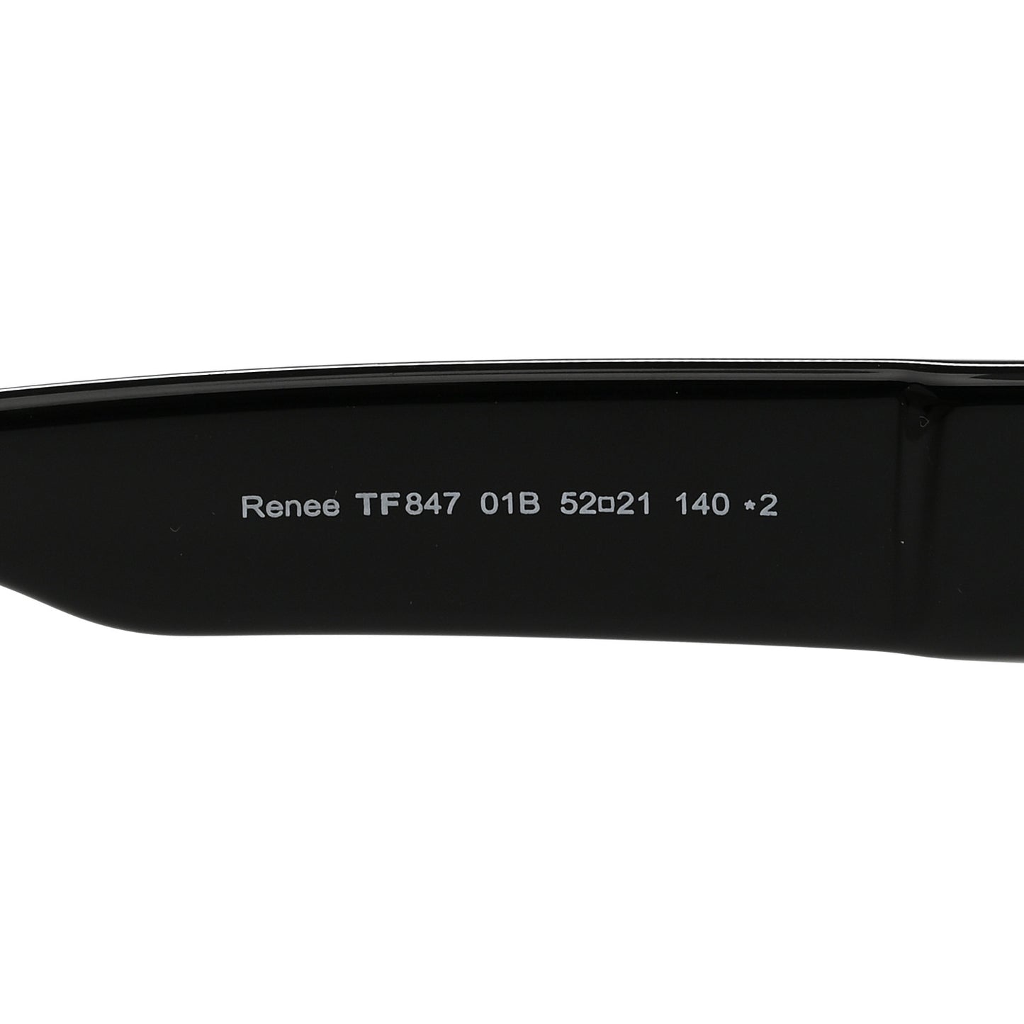 Acetate Renee Sunglasses TF847 Black