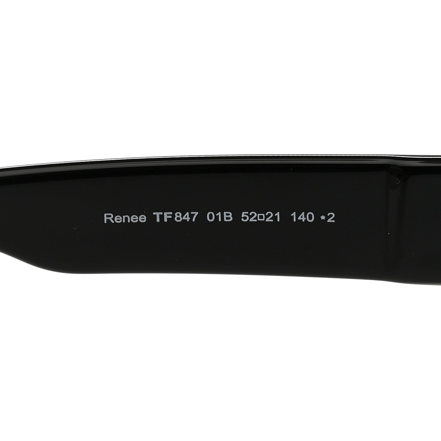 Tom Ford Acetate Renee Sunglasses TF847 Black 6 of 9