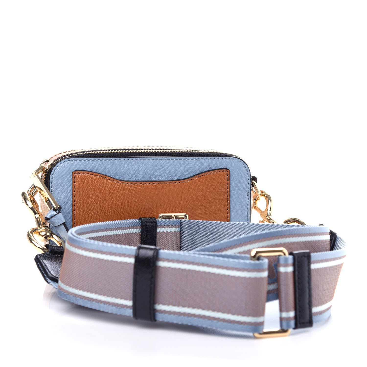 Marc Jacobs Saffiano Small Snapshot Camera Bag Skyline Blue 3 of 11