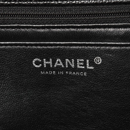 Chanel Caviar Quilted Jumbo Single Flap Black 7 of 8