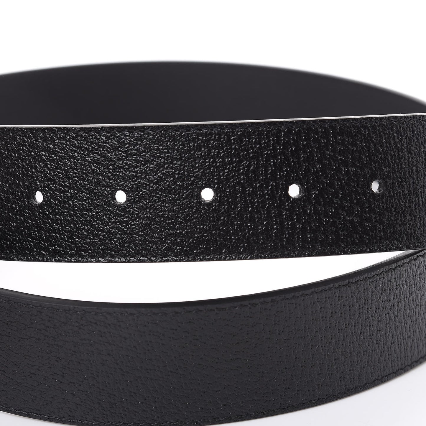 Textured Calfskin Double G 40mm Belt 90 36 Black